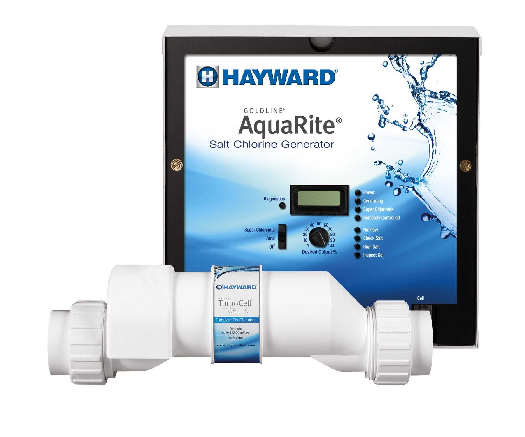 Hayward Pool Products, Inc., Hayward AquaRite® Salt Chlorinators - W3AQR9CUL