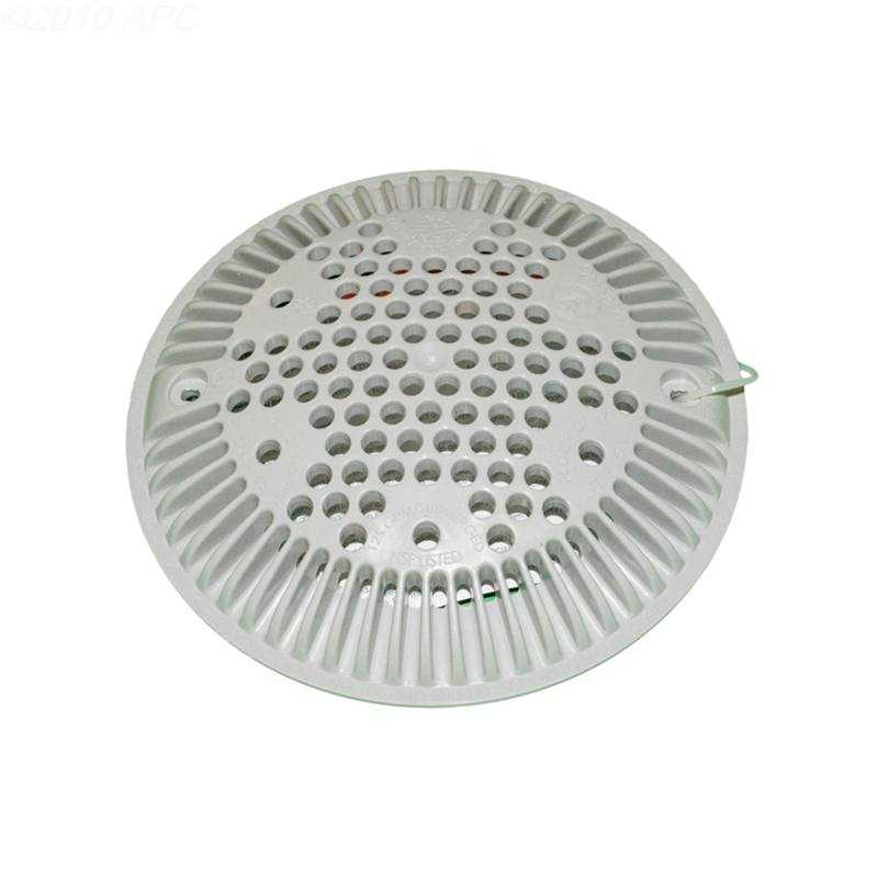 Hayward Pool Products, Inc., Hayward Replacement Drain Cover (Lt. Gray) - WGX1048EGR