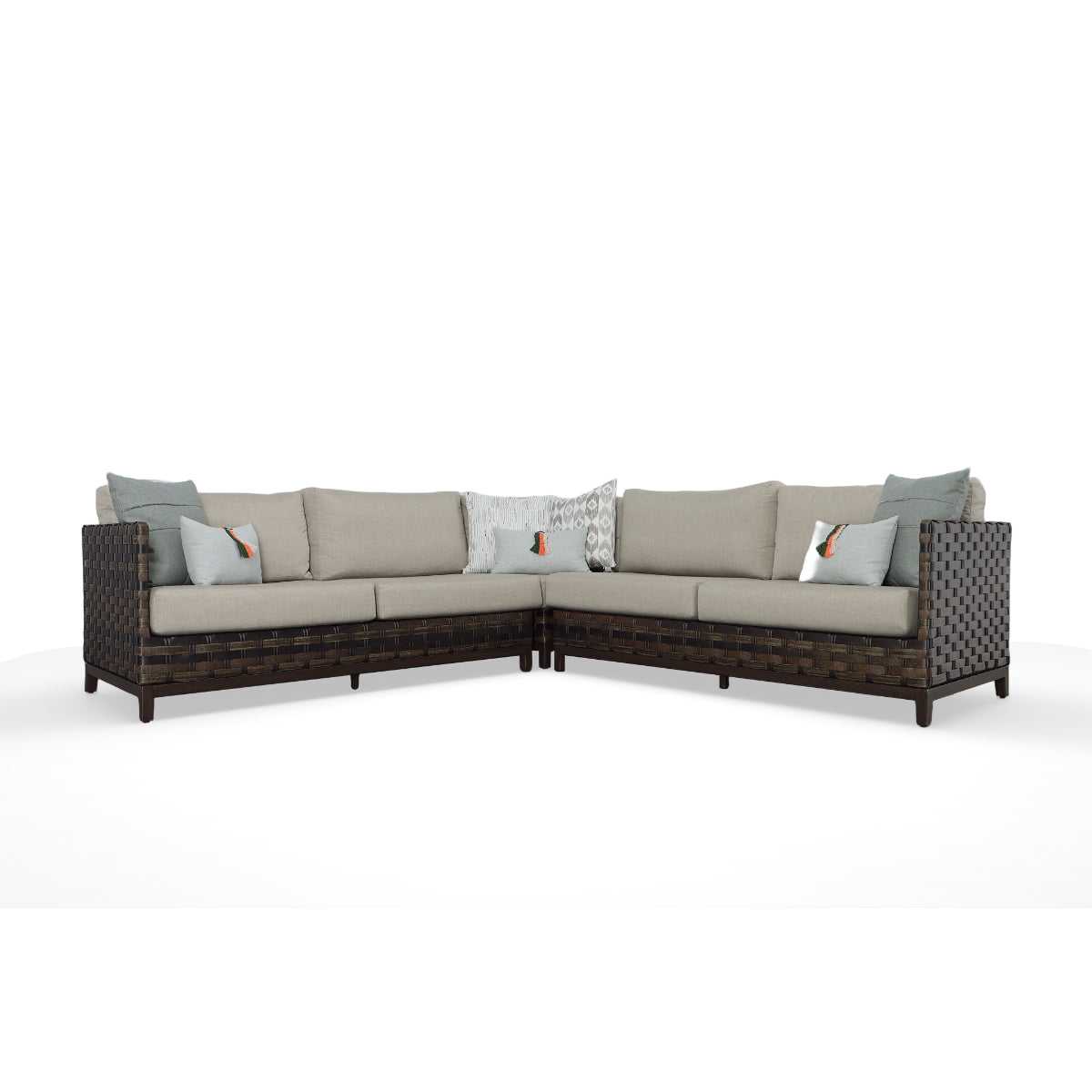 Plank and Hide, Nevis 3 Piece Sectional