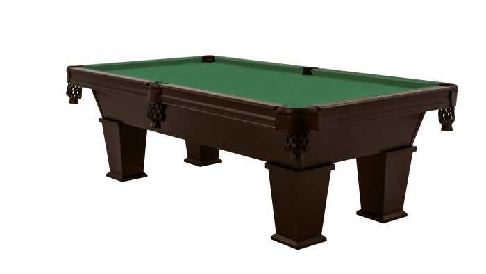Plank and Hide, Parsons Billiard Pool Table - Sable